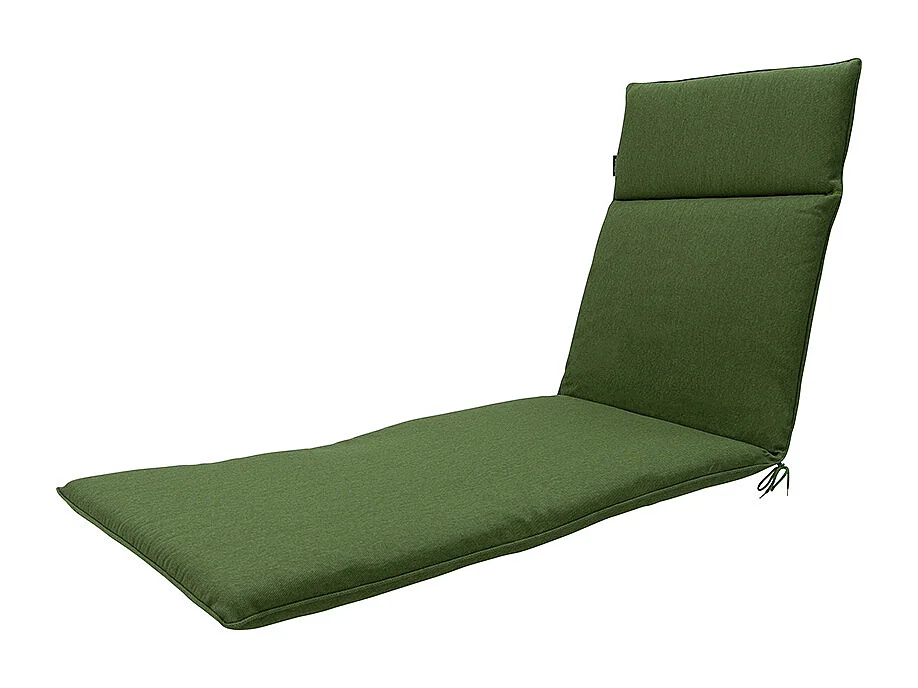 Ligbedkussen Moss green canvas eco+ - Ca. 190x60 cm