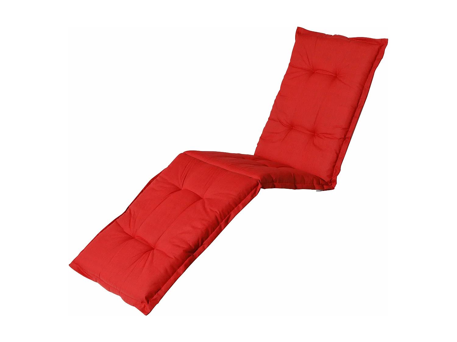 Cojín para tumbona Basic rojo - Aprox. 200x65 cm