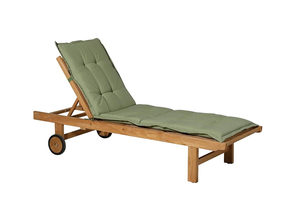 Coussin de chaise longue Panama sauge - Env. 200x65 cm
