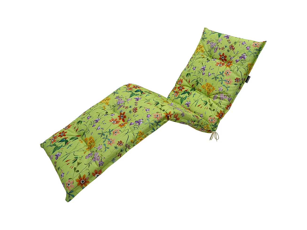 Coussin de chaise longue Milly vert - Env. 200x65 cm