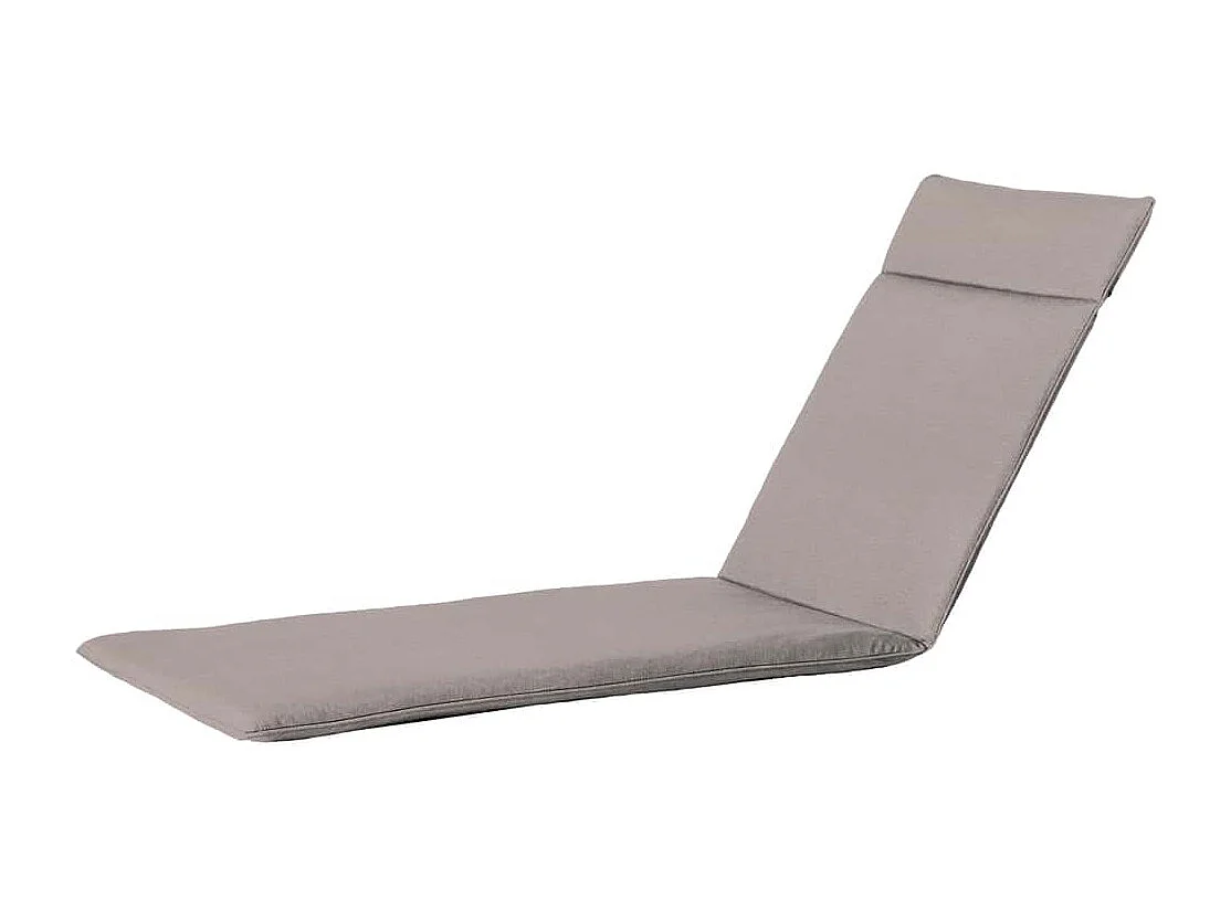 Ligbedkussen Panama taupe - Ca. 190x60 cm