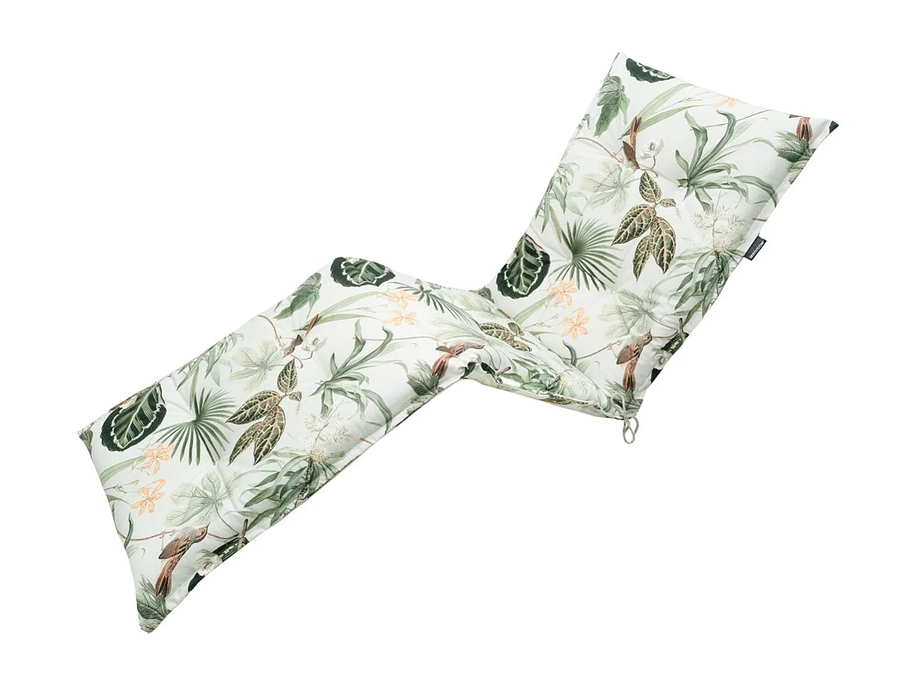 Coussin de chaise longue vert Grasse - Env. 200x65 cm