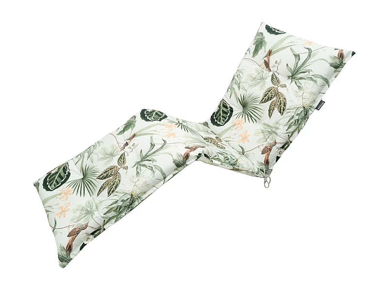 Coussin de chaise longue vert Grasse - Env. 200x65 cm