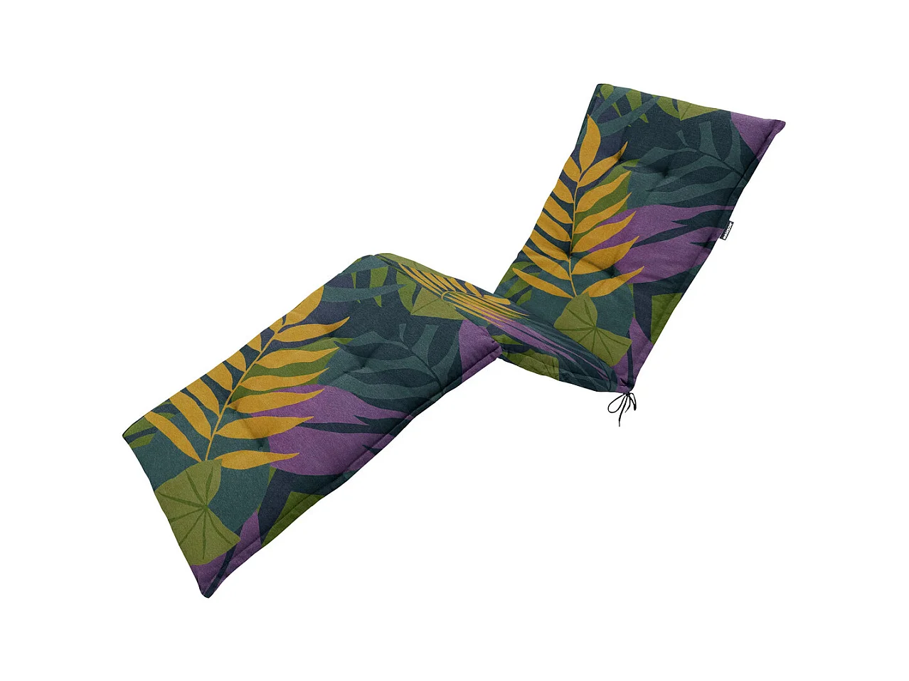 Coussin de chaise longue Iven vert - Env. 200x65 cm