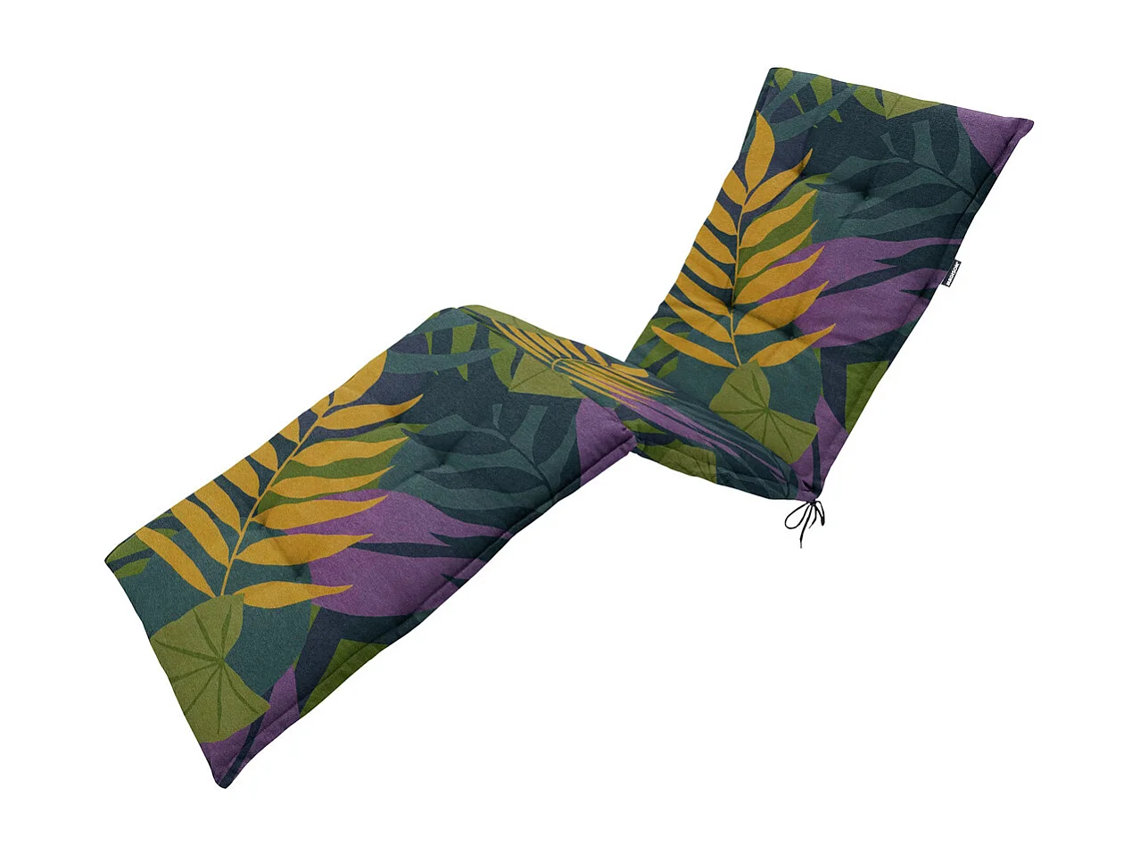 Coussin de chaise longue Iven vert - Env. 200x65 cm