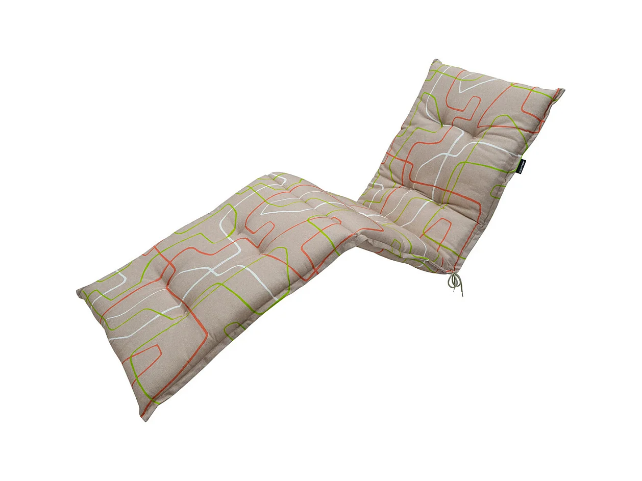 Coussin de chaise longue Joah terra - Env. 200x65 cm