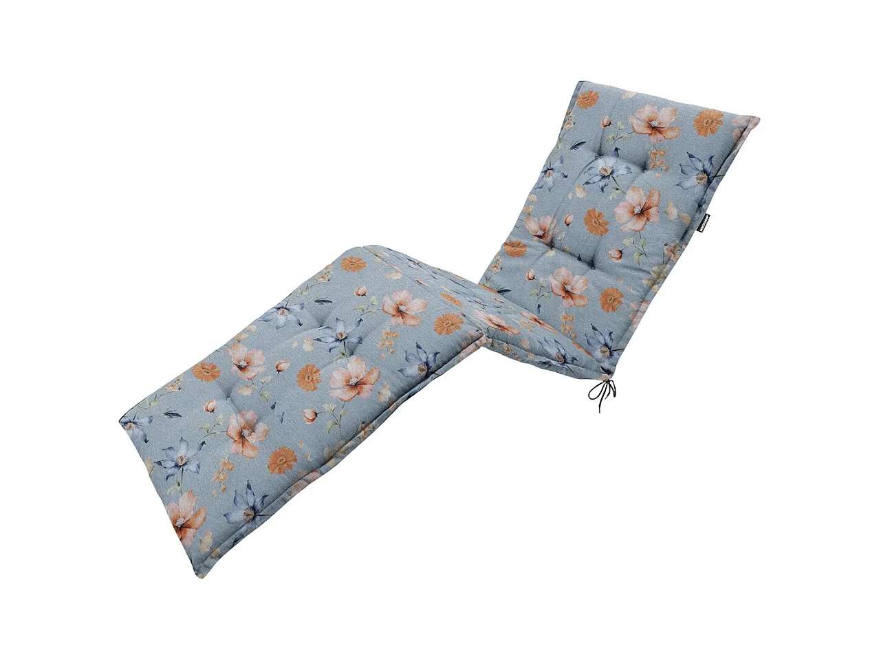 Coussin de chaise longue Florina bleu - Env. 200x65 cm