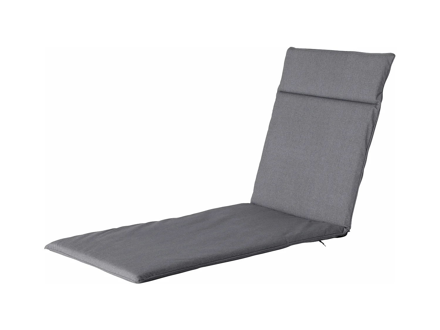Coussin de chaise longue Oxford gris - Environ 190x60 cm