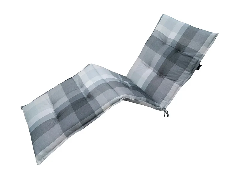 Coussin de chaise longue Sya gris - Env. 200x65 cm