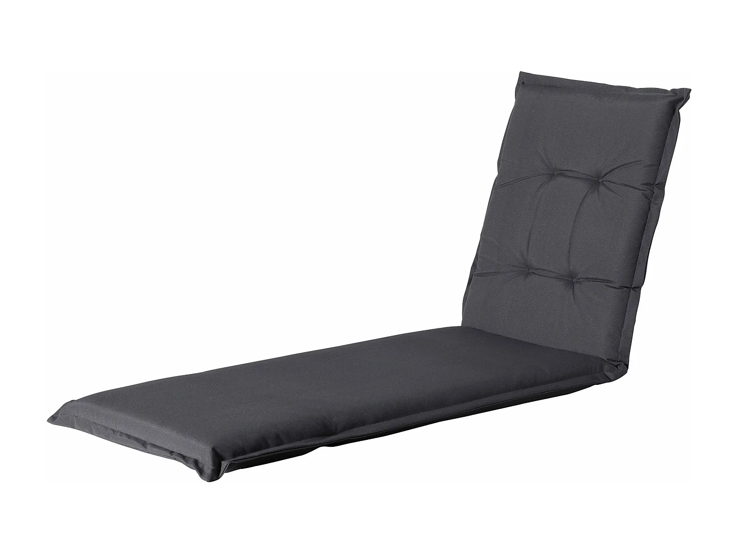 Coussin de chaise longue Panama gris - Env. 200x65 cm