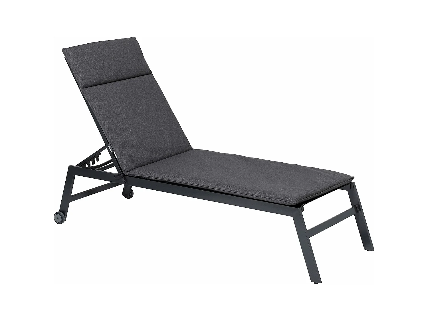 Coussin de chaise longue Manchester gris - Env. 190x60 cm