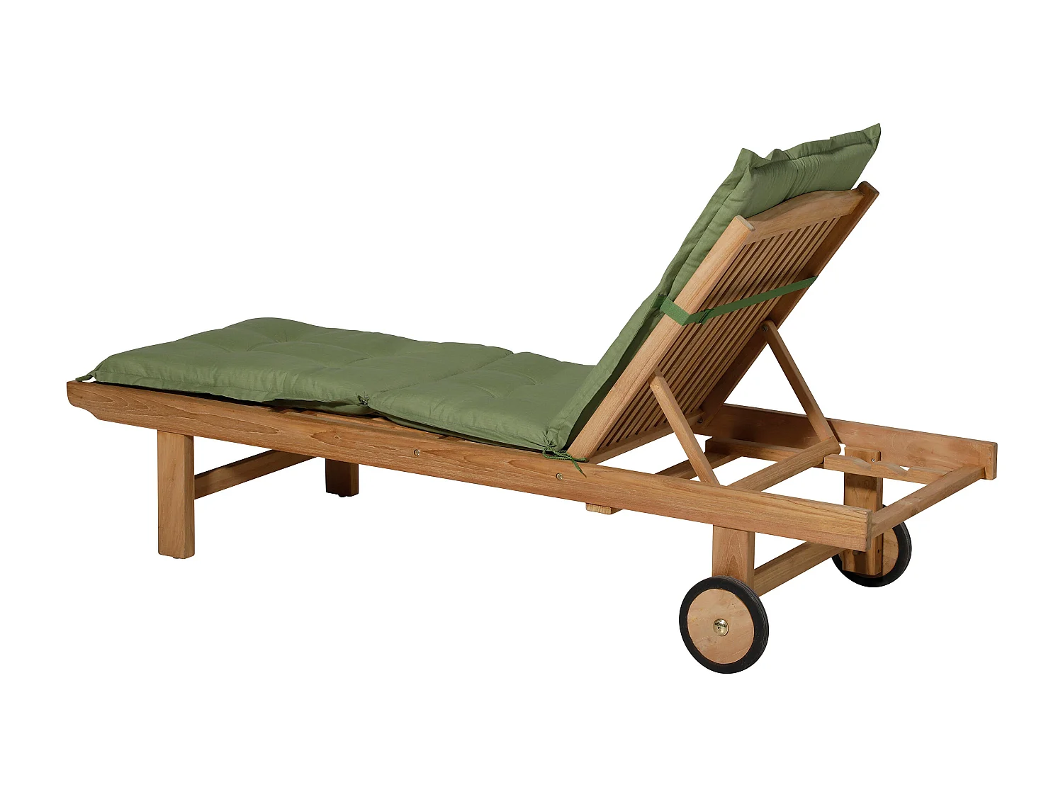 Ligbedkussen Basic green - Ca. 200x65 cm