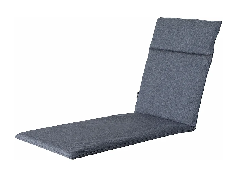 Coussin de chaise longue Manchester gris denim - Env. 190x60 cm