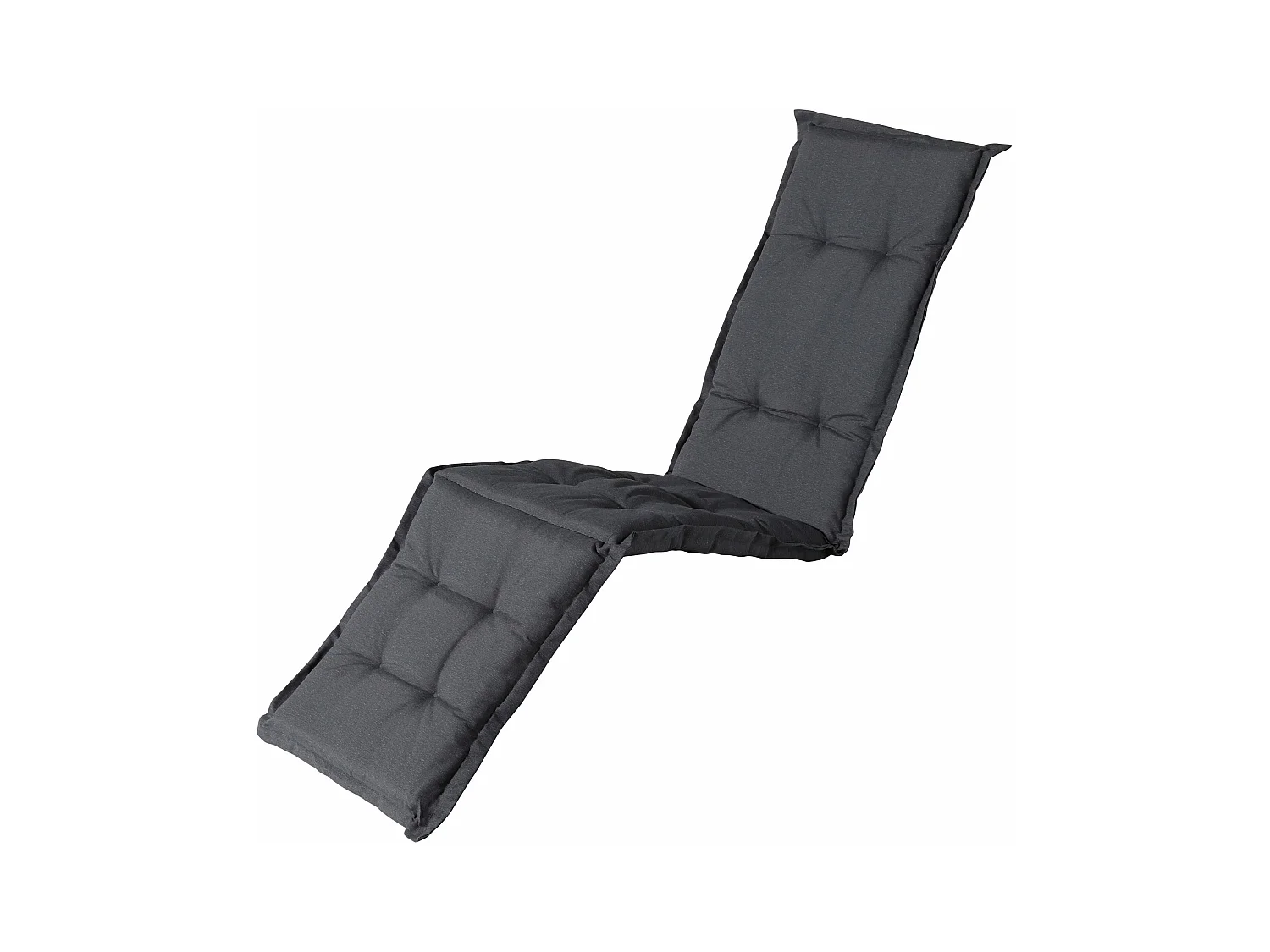 Coussin de transat Panama gris - Env. 200x50 cm