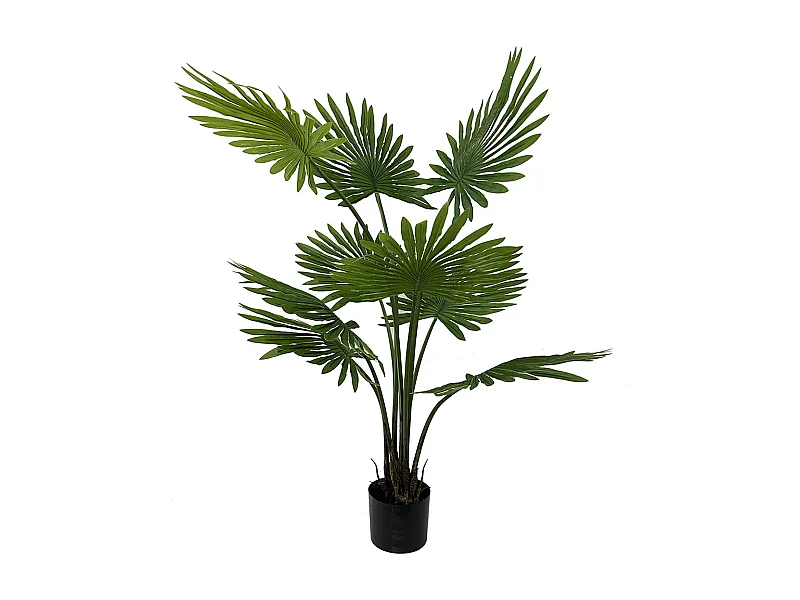 Sztuczna roślina Palma wachlarzowa - zielona