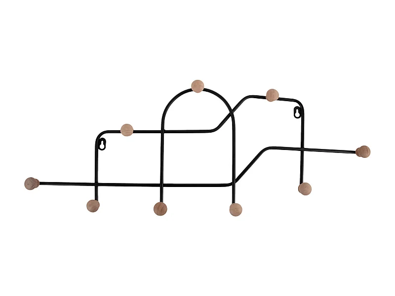 Garderobenständer Maze - Schwarz