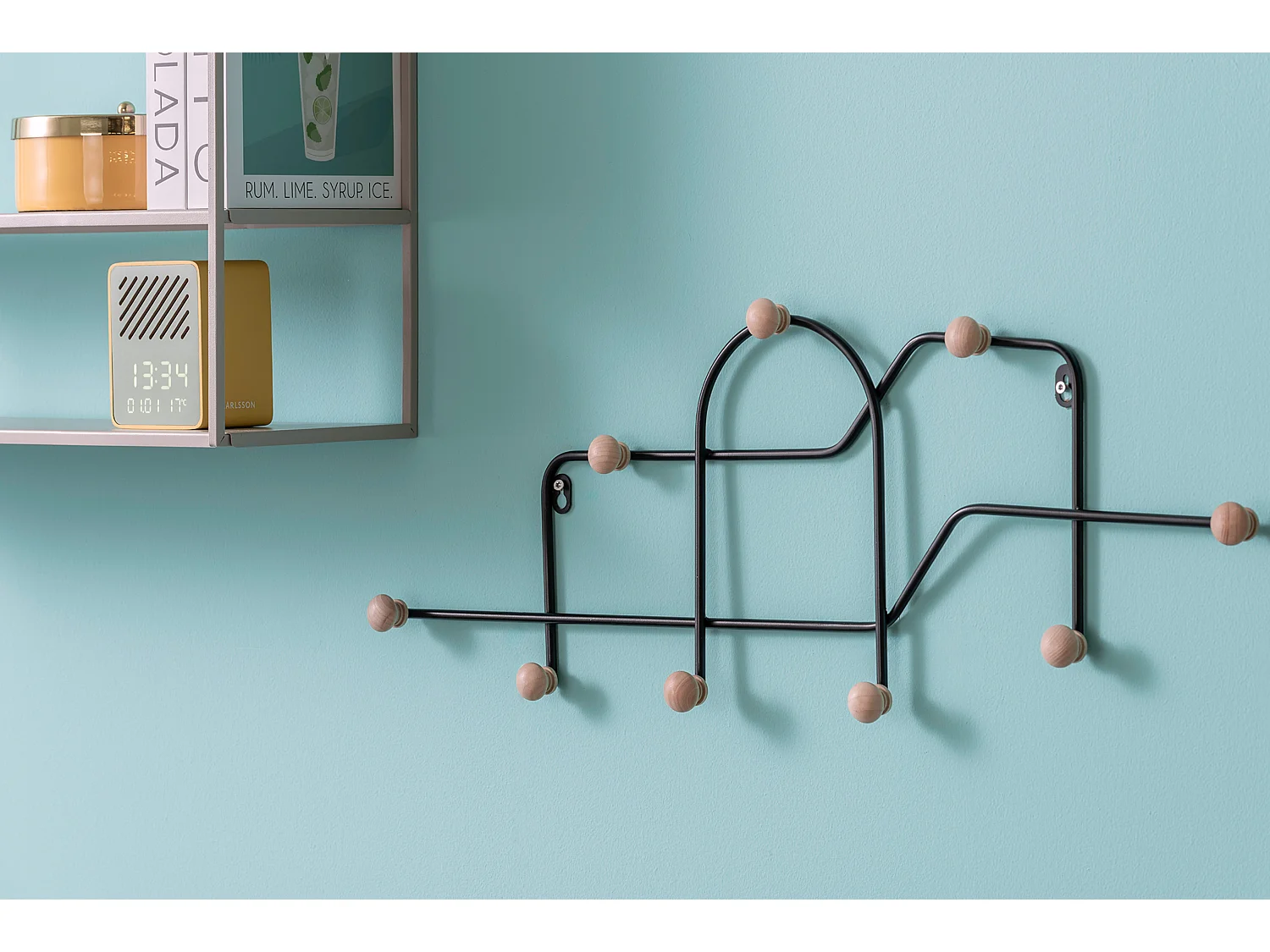 Garderobenständer Maze - Schwarz