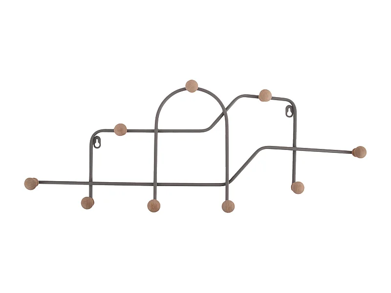 Coat Rack Maze - Cool grey