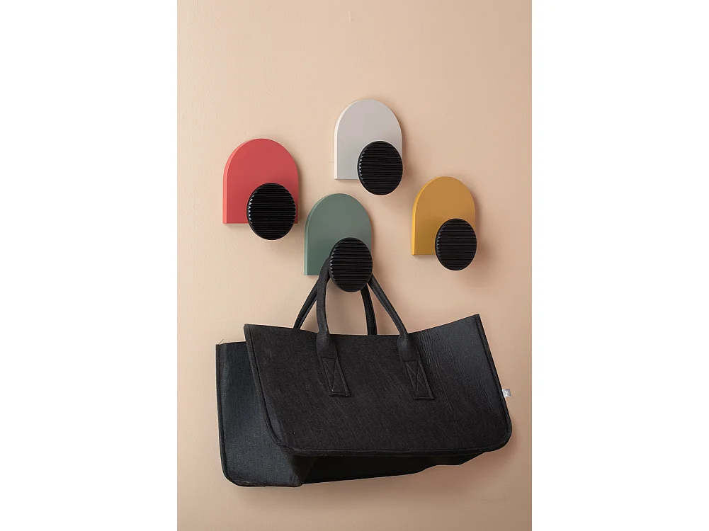 Coat Hanger Single Knob - Rode oker