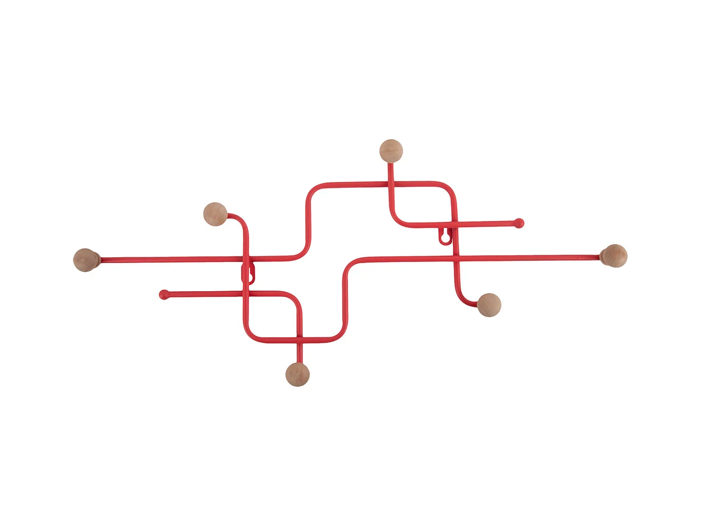 Porte-manteau Metro - Rouge écarlate