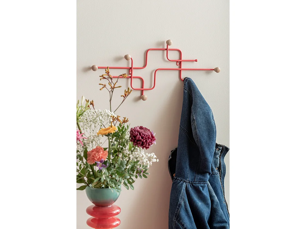 Porte-manteau Metro - Rouge écarlate