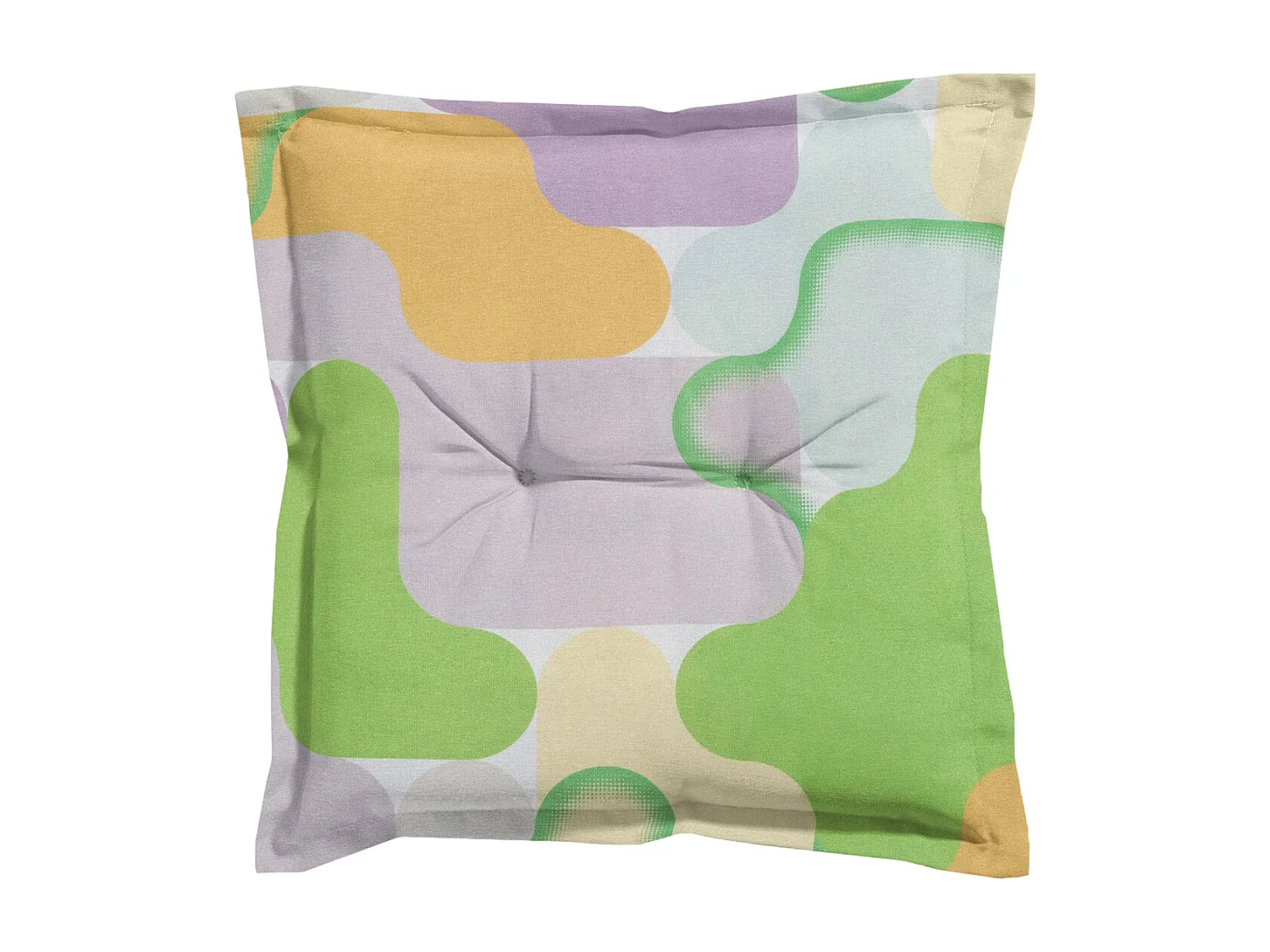 Coussin d'assise Grafi lilas - Environ 50x50 cm - Lot de 4