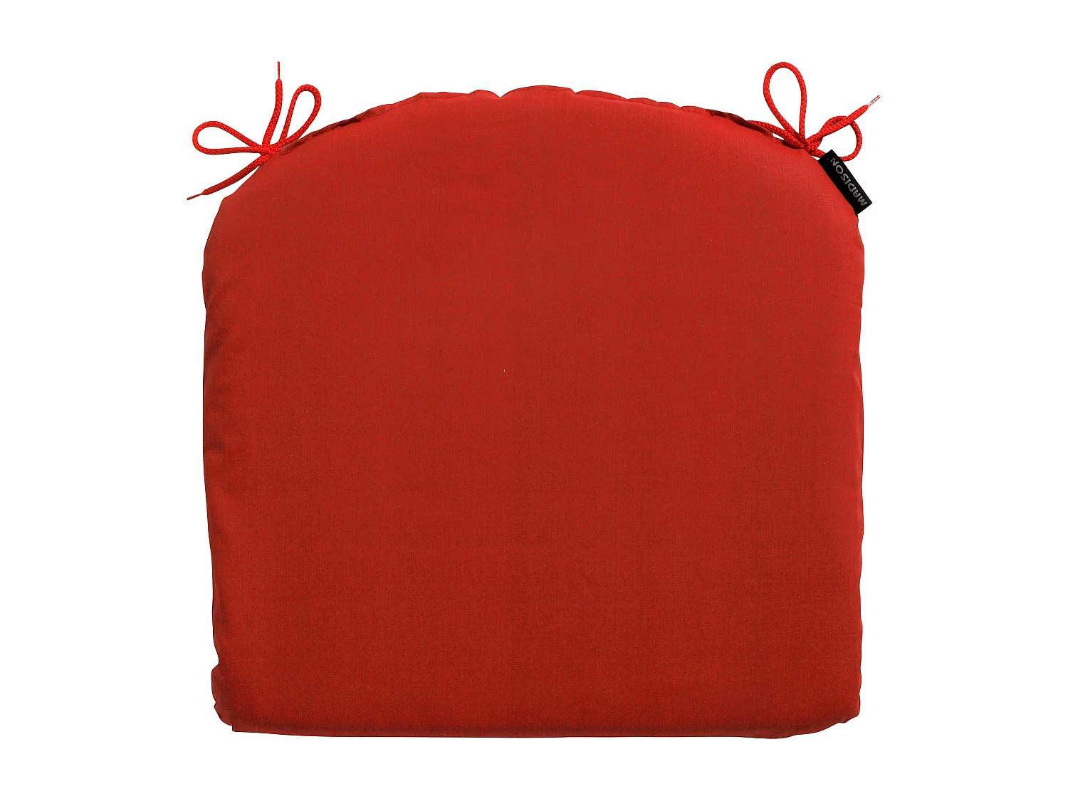 Coussin d'assise Basic rouge - Environ 46x48 cm - Lot de 4