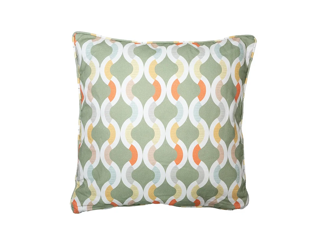Dekokissen Trivia grün - Ca. 50x50 cm - 4er Set