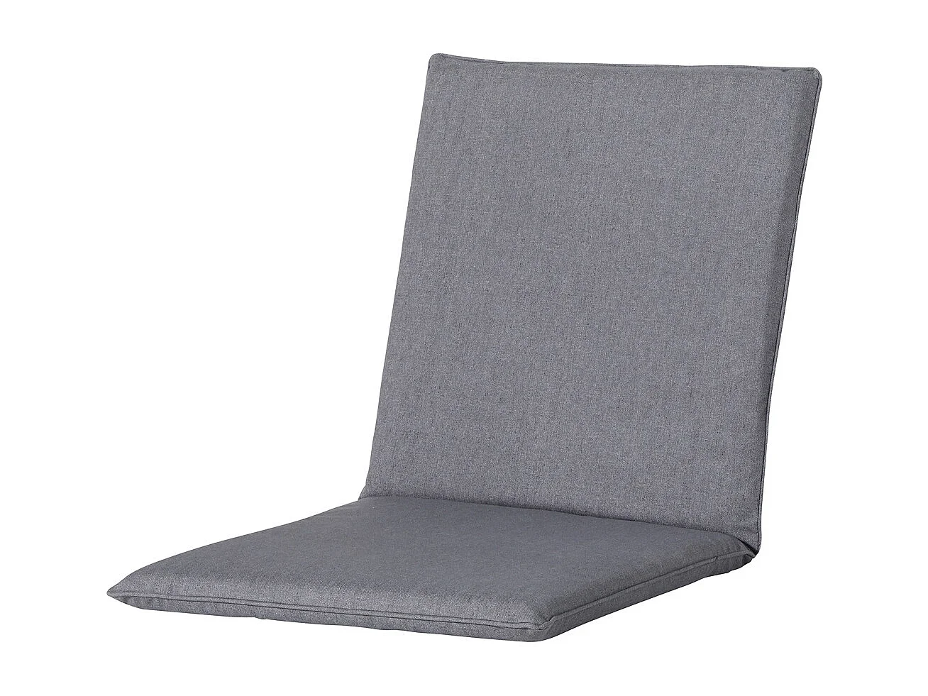 Stapelstoelkussen Oxford grey - Ca. 97x49 cm - Set van 4