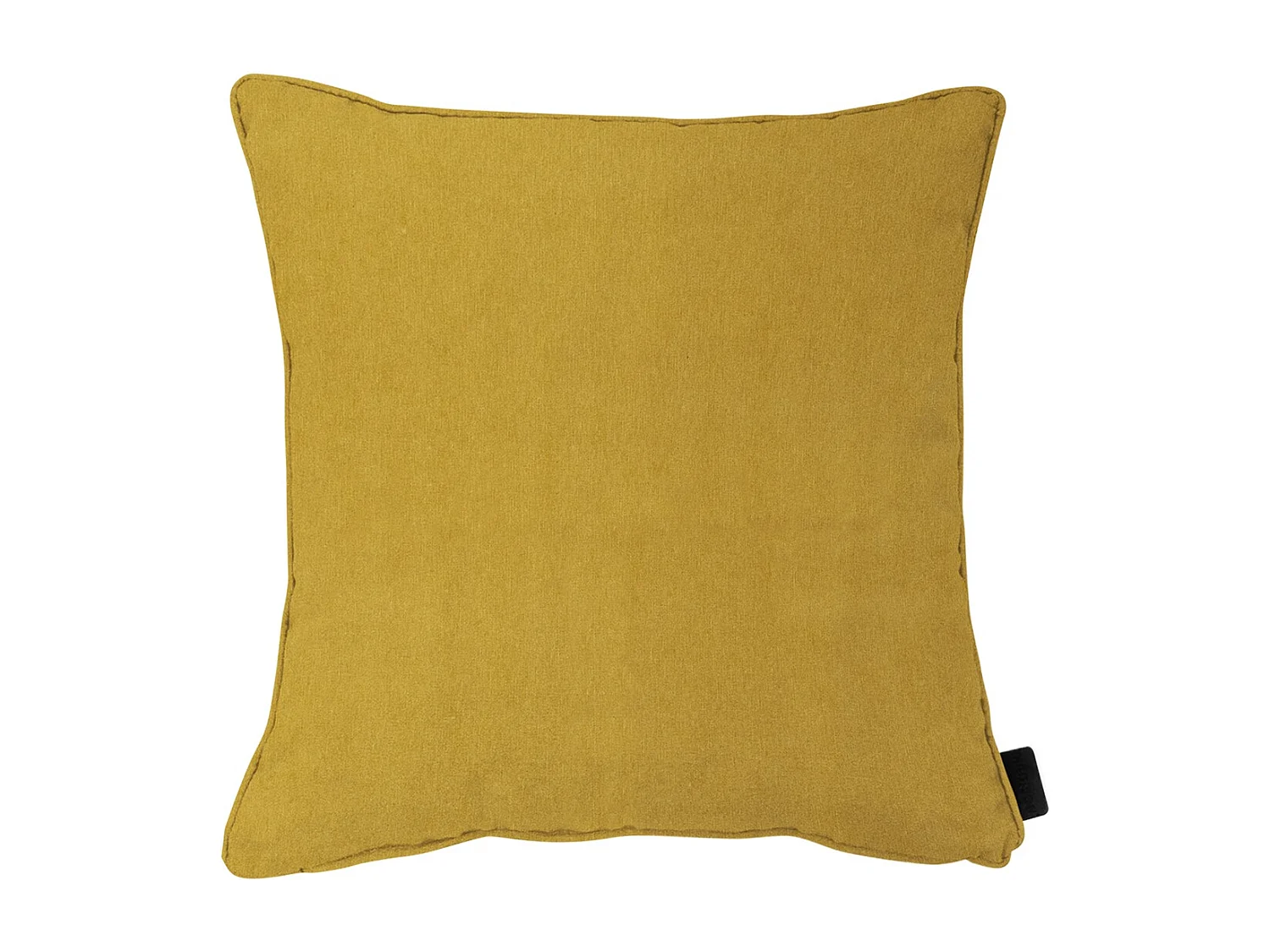 Coussin décoratif Panama moutarde - Env. 45x45 cm - Lot de 4