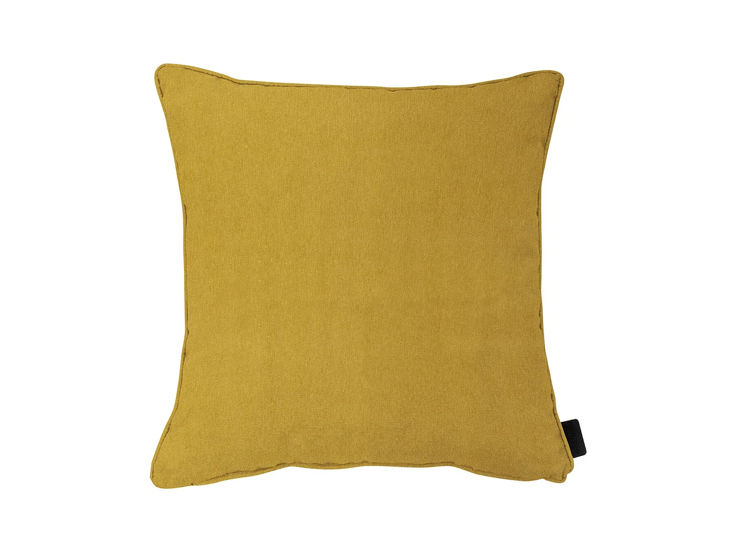 Coussin décoratif Panama moutarde - Env. 45x45 cm - Lot de 4