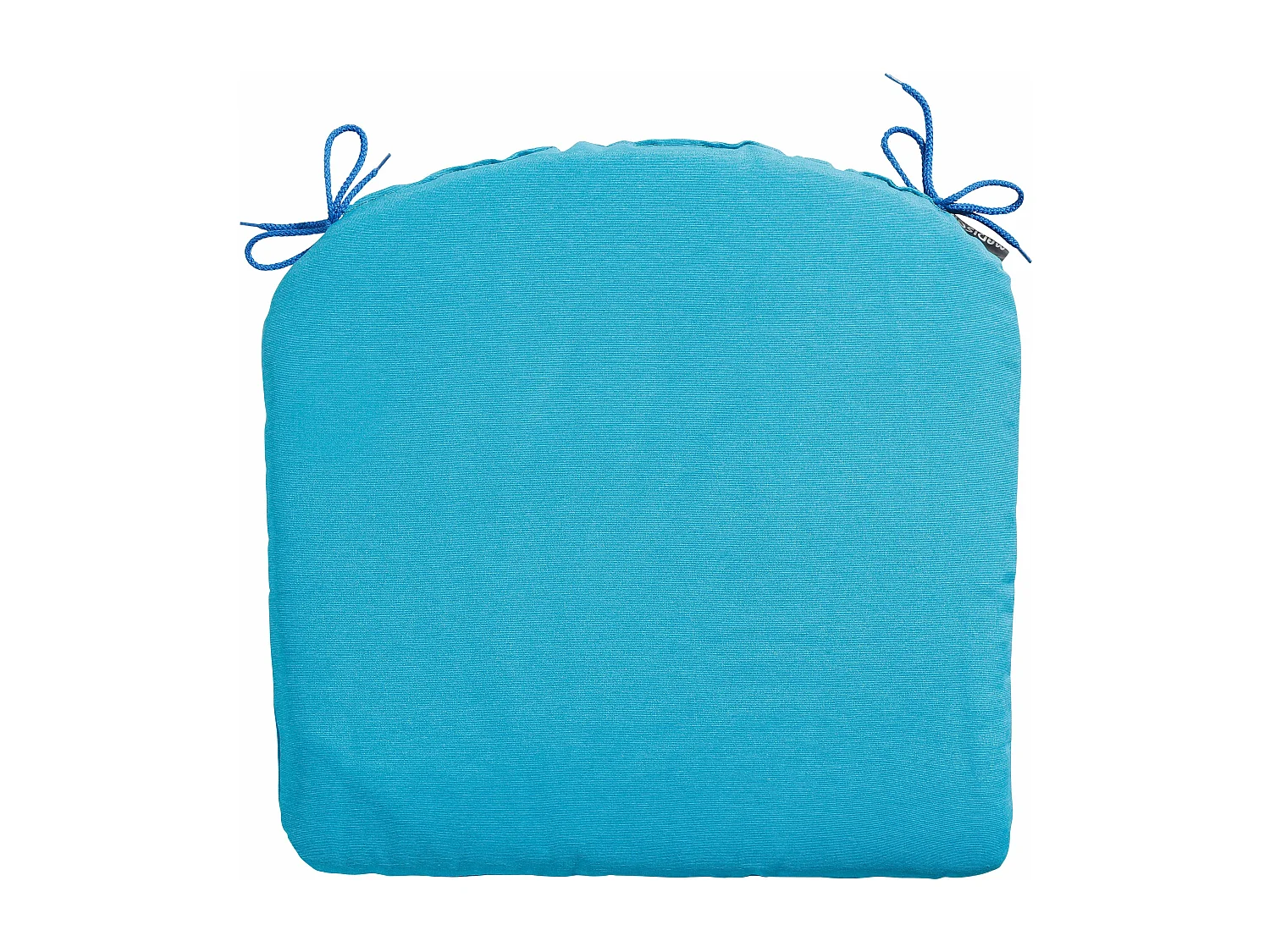 Coussin d'assise Panama aqua - Env. 46x48 cm - Lot de 4