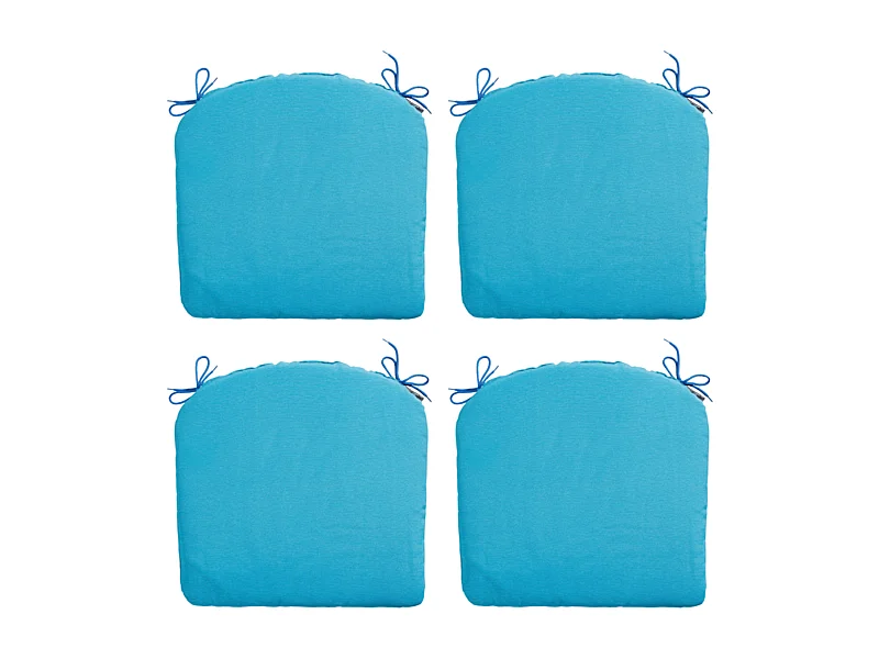Zitkussen Panama aqua - Ca. 46x48 cm - Set van 4
