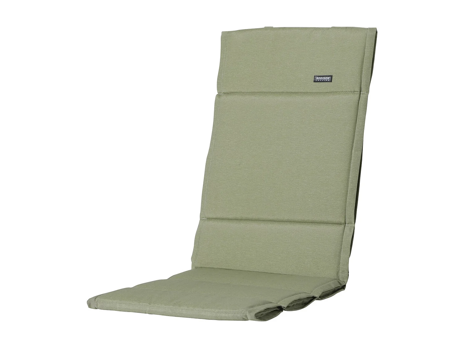 Coussin de jardin Fiber Deluxe Panama sauge - Env. 125x50 cm - Lot de 4