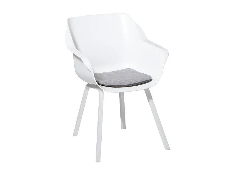 Zitkussen Manchester light grey - Ca. 40x40 cm - Set van 4