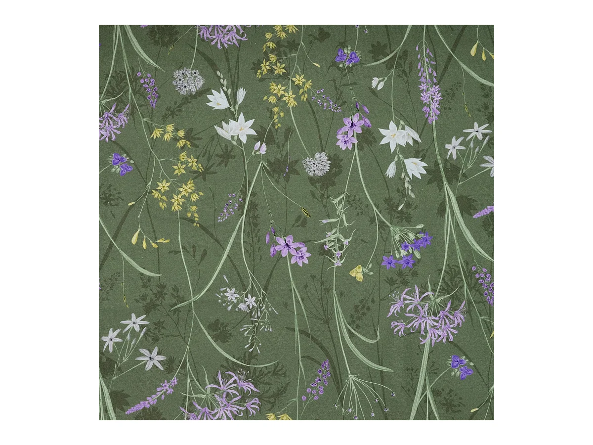 Coussin d'assise Wicker Donna vert toile éco+ - Env. 48 x 48 cm - Lot de 4