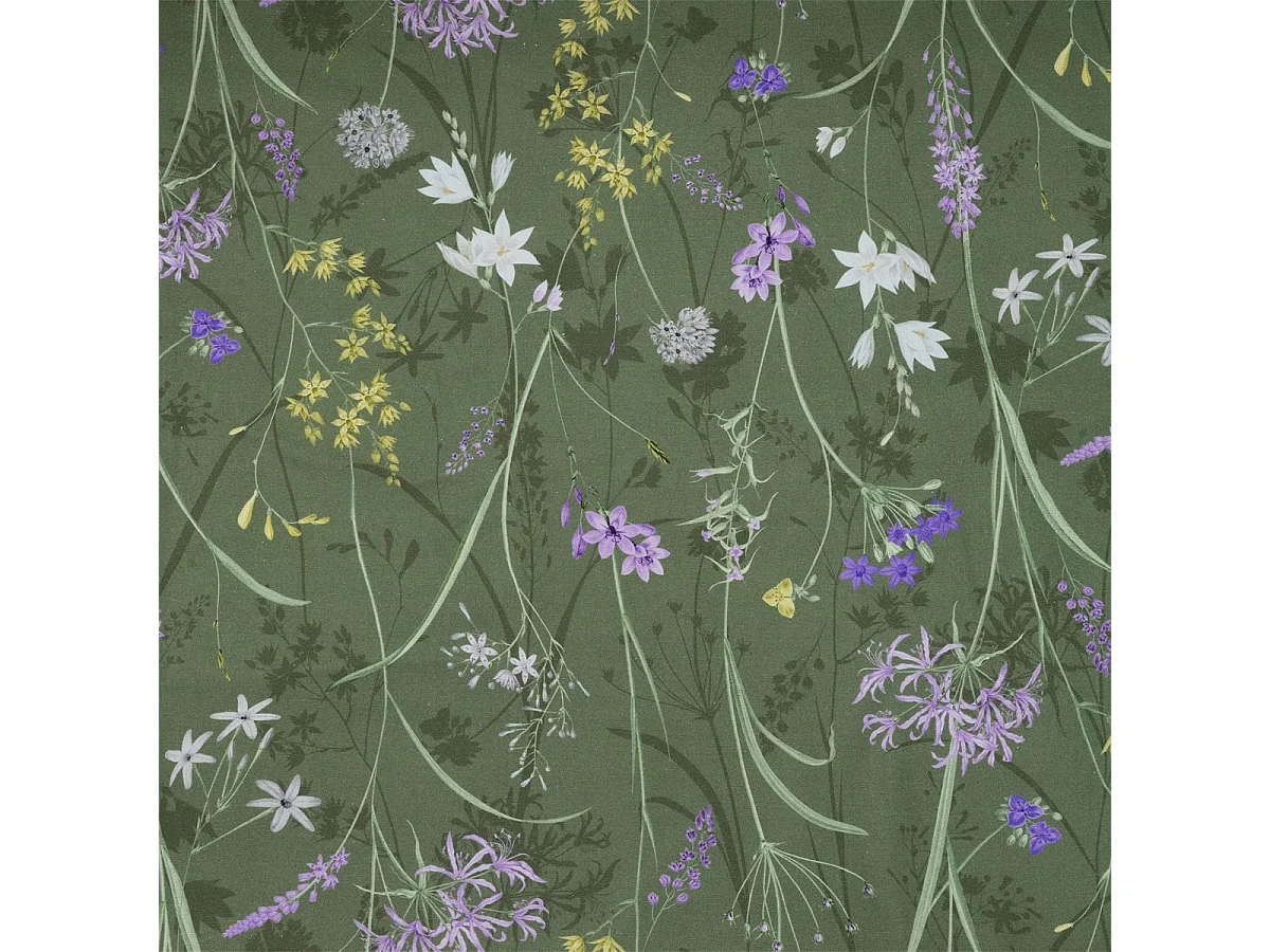 Coussin d'assise Wicker Donna vert toile éco+ - Env. 48 x 48 cm - Lot de 4