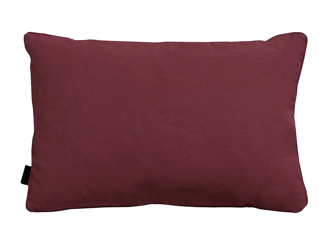 Coussin décoratif Panama bordeaux - Env. 40x60 cm - Lot de 4