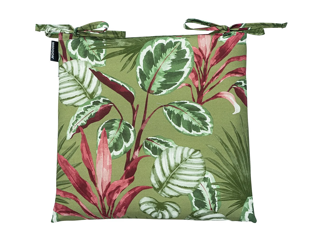 Coussin d'assise Toscane Cala vert - Env. 46x46 cm - Lot de 4