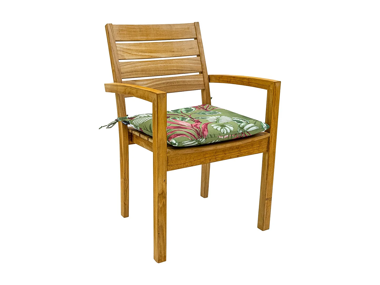 Coussin d'assise Toscane Cala vert - Env. 46x46 cm - Lot de 4