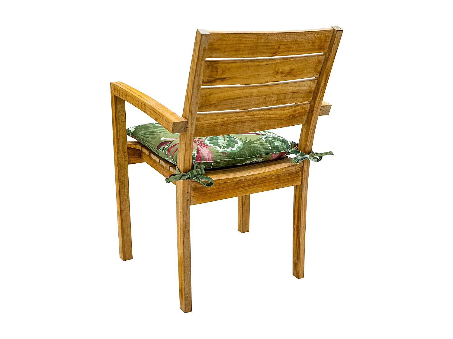 Coussin d'assise Toscane Cala vert - Env. 46x46 cm - Lot de 4