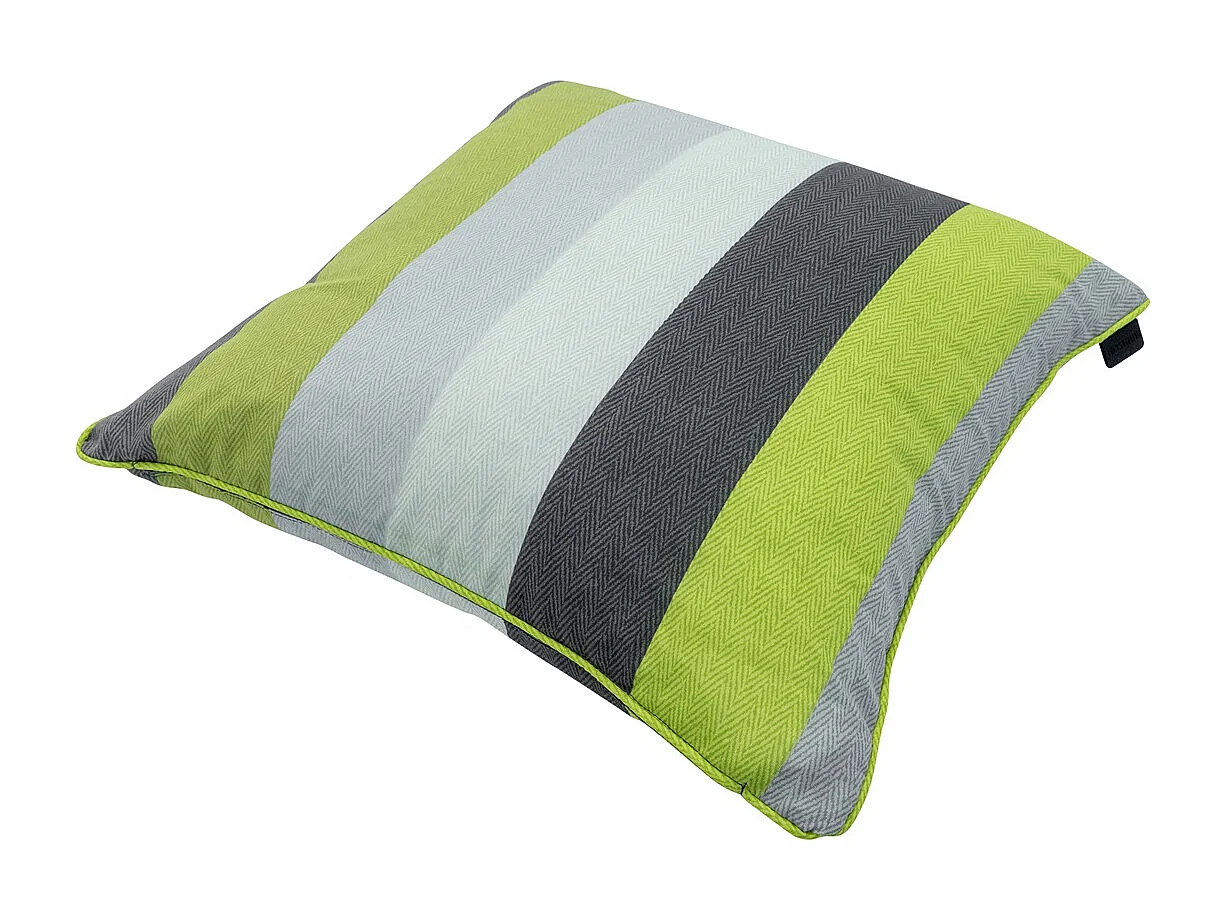 Coussin décoratif Victoria vert - Env. 50x50 cm - Lot de 4