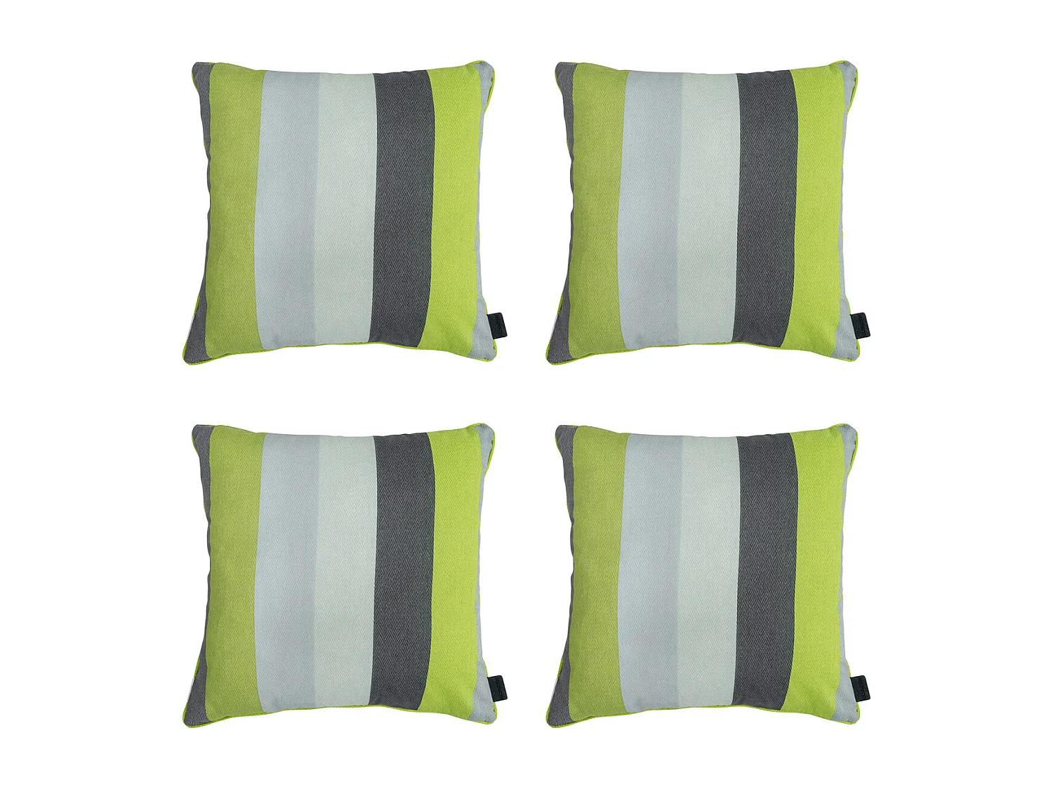 Dekokissen Victoria grün - Ca. 50x50 cm - 4er Set