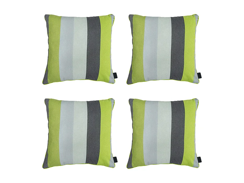 Dekokissen Victoria grün - Ca. 50x50 cm - 4er Set