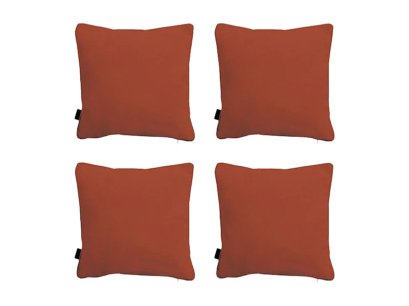 Coussin décoratif Panama Terra - Env. 45x45 cm - Lot de 4