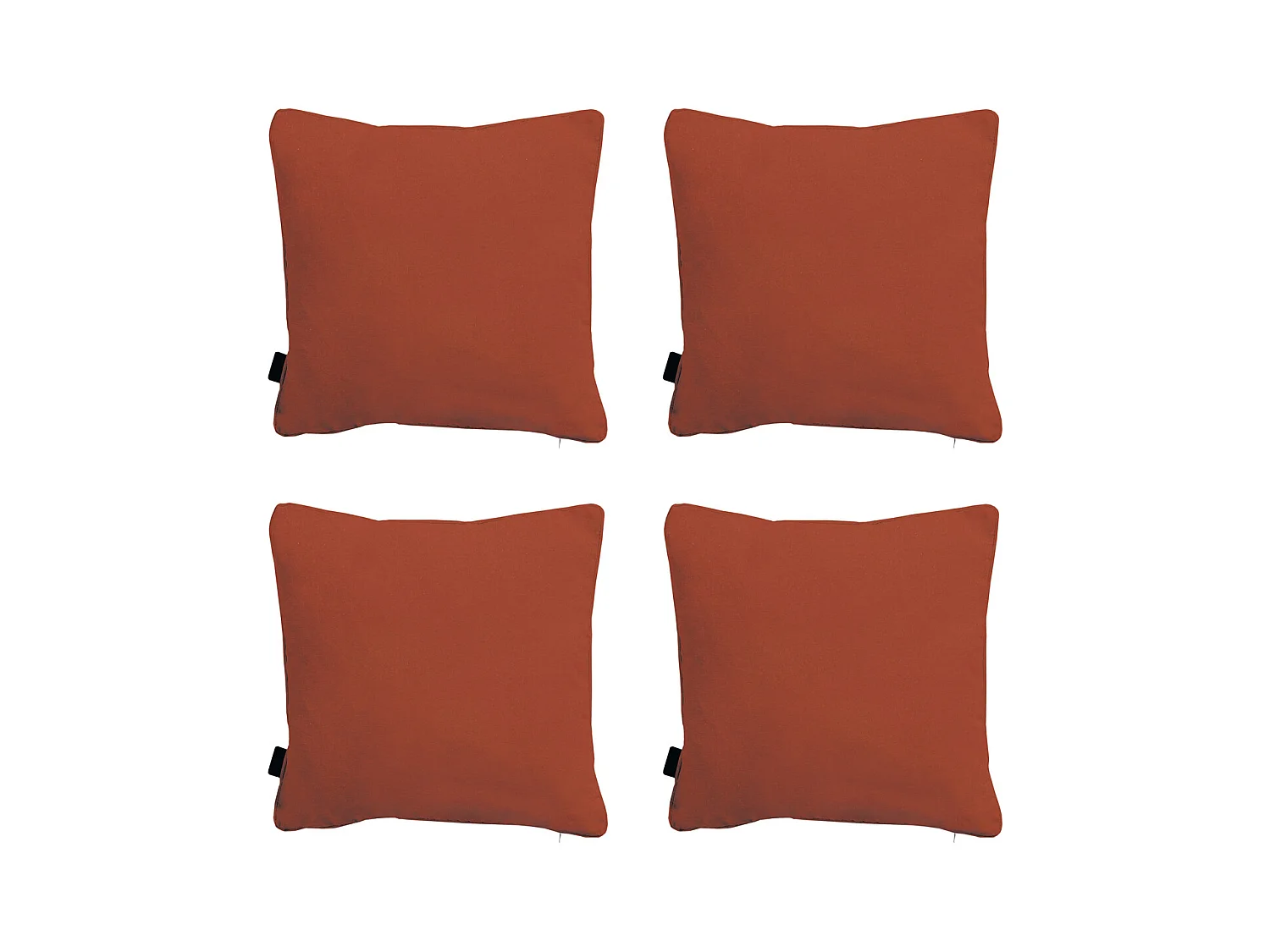Coussin décoratif Panama Terra - Env. 45x45 cm - Lot de 4