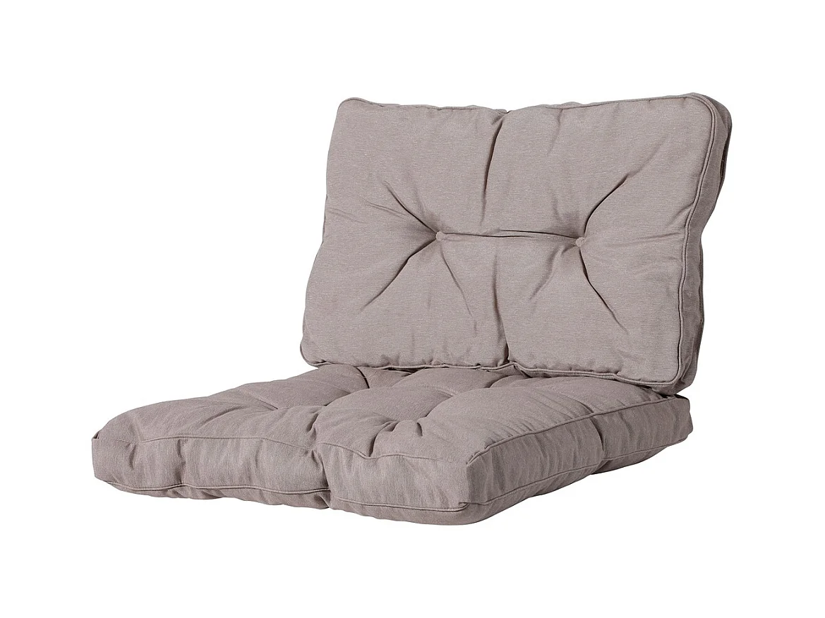 Florance Sitzkissen Panama taupe - Ca. 60x60 cm - 2er Set