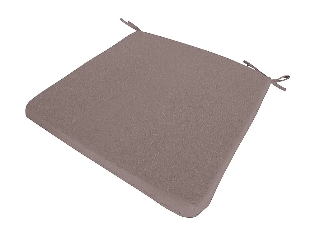 Coussin d'assise en jute Panama - Environ 40x40 cm - Lot de 4