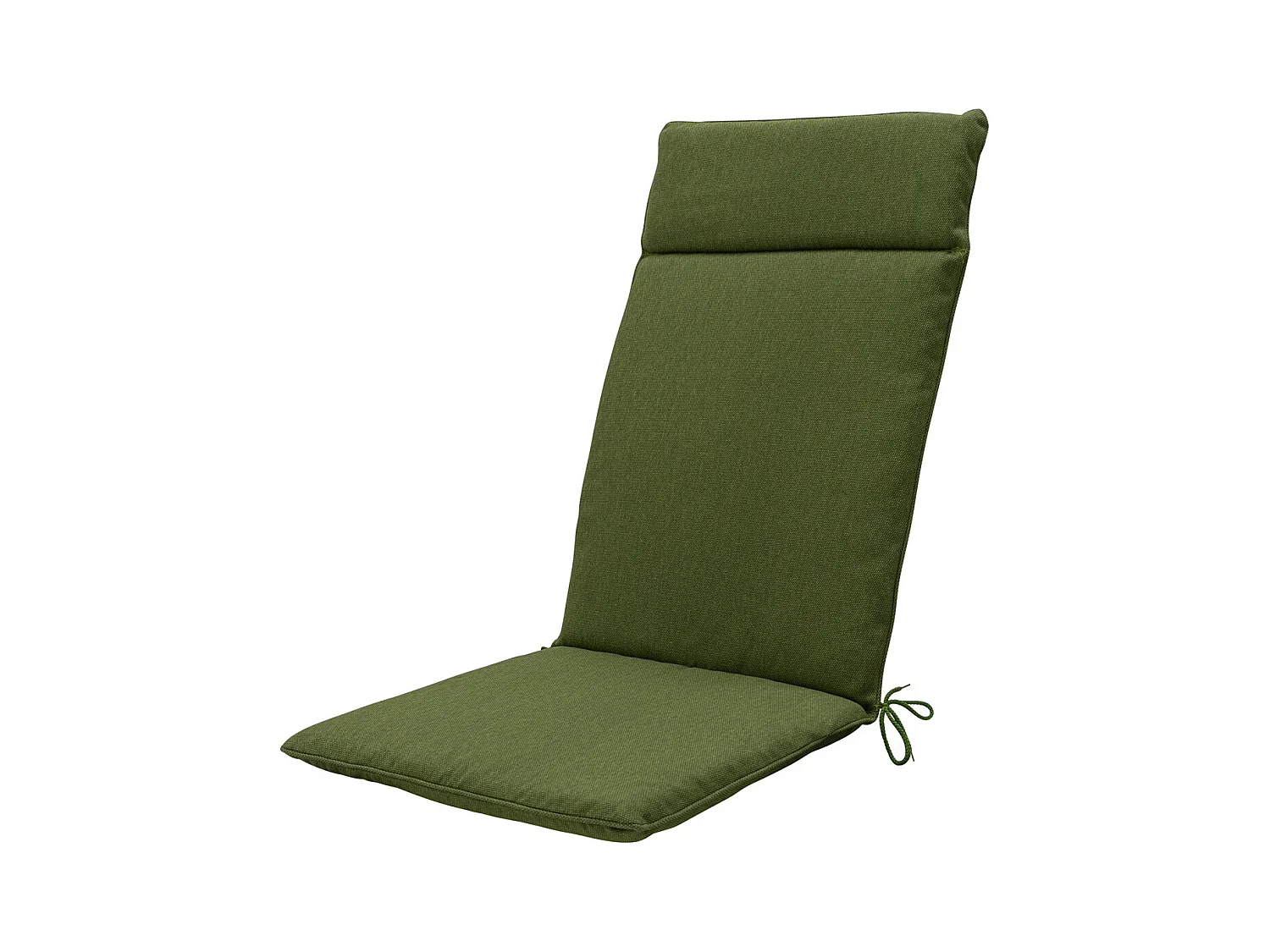 Gartenstuhlkissen High Back Moosgrün Canvas eco+ - Ca. 120x50 cm - 4er Set