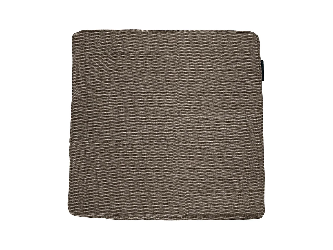 Coussin d'assise en toile taupe éco+ - Environ 40x40 cm - Lot de 4